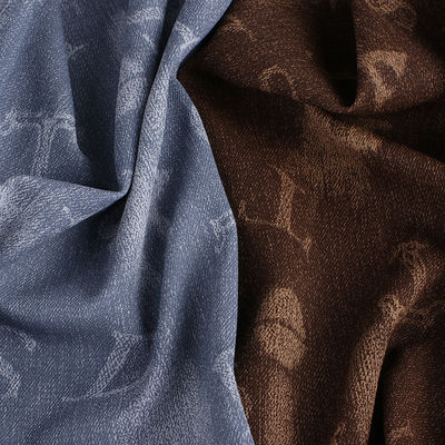 الجلد الجينم PU المغسل الصديقة للبيئة الجلد الزائف خفيف الوزن