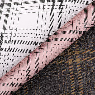 حقائب مزدوجة مطبعة من الجلد الزائف من PVC المقاوم للخدش الاصطناعي