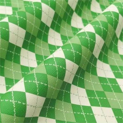 حقيبة يدية مطبوعة خصيصاً ملونة من الجلد الزائف من النسيج البلاستيكي الماس الهندسي