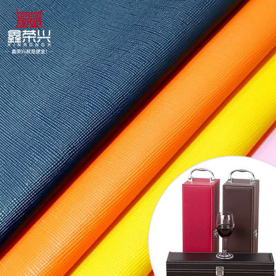 الجلد الاصطناعي من نوع PVC للحقول المتقاطعة لحقيبه محفظة المحفظة الأحذية دفتر ملاحظات القماش الجلدي