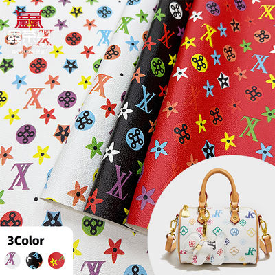 جلد PVC صناعي مطبوع ومقاوم للماء للحقائب والحرف اليدوية