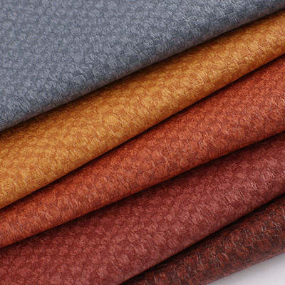 القماش التقني للجلد شبه PU - نسيج جلدي مزيف مقاوم للكش