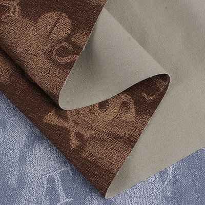 الجلد الجينم PU المغسل الصديقة للبيئة الجلد الزائف خفيف الوزن