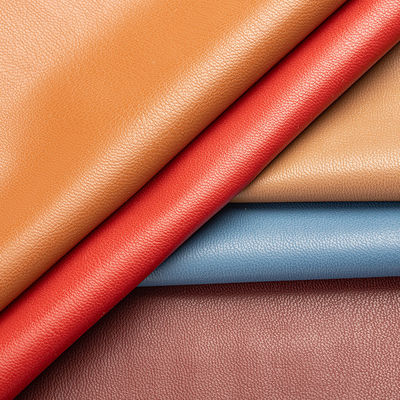 ملابس ناعمة من الجلد PU الخيط أربعة جوانب مرنة الجلد المزيف