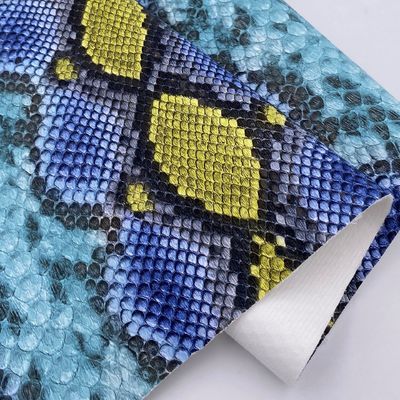 حقيبة يدية نمط الثعبان PU جلد مطبوع تقليد القطن المخملية