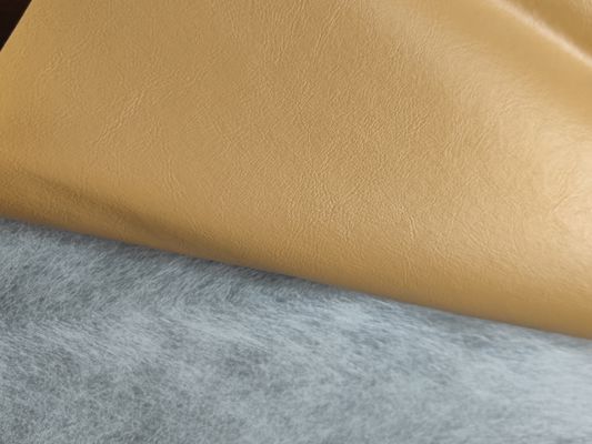 زيت الشمع PVC التعبئة والتغليف الجلد غير المنسوج 0.5mm الجلد للحقيبه الحقائب