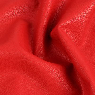 حقيبة يد ليتشي PU قطعة جلدية مزيفة من النسيج المياه القائمة على المذيبات