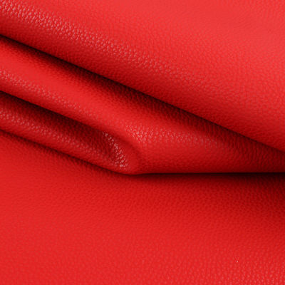 حقيبة يد ليتشي PU قطعة جلدية مزيفة من النسيج المياه القائمة على المذيبات