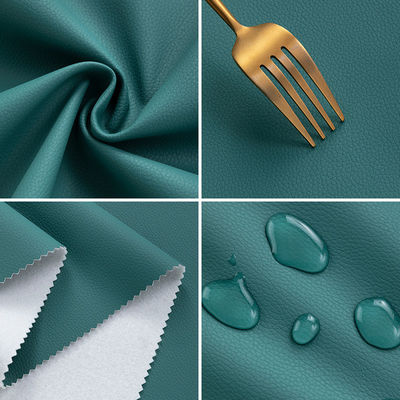 PVC الجلد المزيف غطاء النسيج الليچي أريكة PVC الجلد المقاوم للخدش