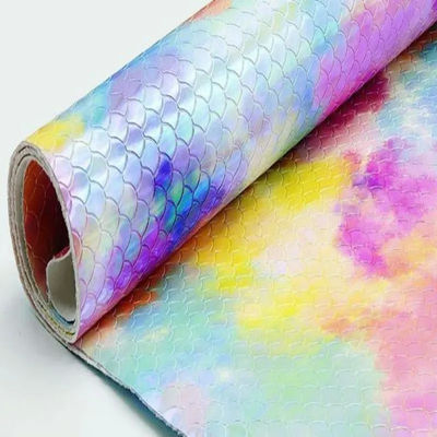 ليزر متعددة الاستخدامات حفر PU الجلد مقاوم للماء PU الجلد المزيف الملون