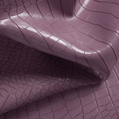 حقيبة اليد تمساح نصف PU جلد نسيج 1.2mm سمك مخصص