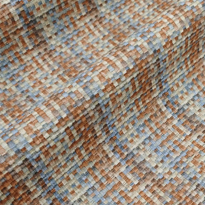 0.8 ملم الجلد البلاستيكي للحقائب القوس قزح المنسوجة الجلد المزيف