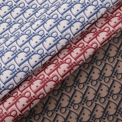 رسائل مطبوعة PVC حقائب جلدية مزيفة محفظة محفظة هاتف غلاف حزمة صندوق قماش جلدي