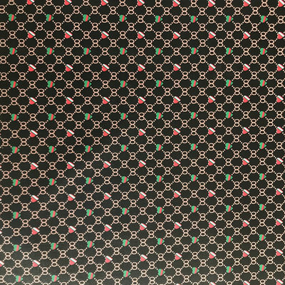 طابعة على شكل قلب رقم 8 PVC حقائب جلدية مزيفة محفظة محفظة هاتف غلاف حزمة مربع قماش جلدي