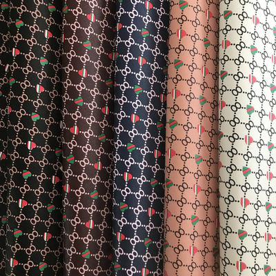 طابعة على شكل قلب رقم 8 PVC حقائب جلدية مزيفة محفظة محفظة هاتف غلاف حزمة مربع قماش جلدي