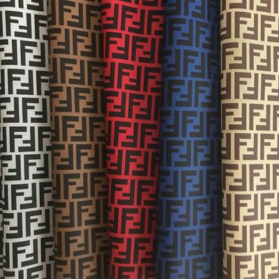 حروف مزدوجة مطبوعة من نوع F PVC حقائب جلدية مزيفة محفظة محفظة هاتف حزمة هدية صندوق قماش جلدي