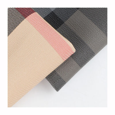 الجلد الكلاسيكي المطبوع المزيف للحقائب الجلد الاصطناعي المربوط PVC