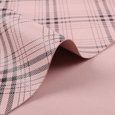 حقائب مزدوجة مطبعة من الجلد الزائف من PVC المقاوم للخدش الاصطناعي