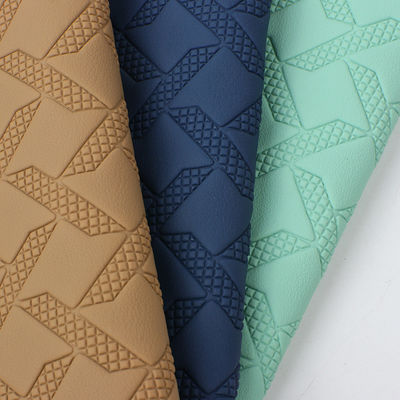 سجادة أرضية سيارة مخصصة جلد نمط نسيج PVC مواد جلدية مضادة للعفن