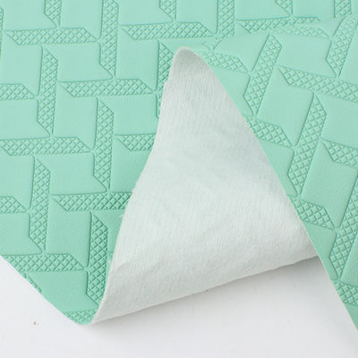 سجادة أرضية سيارة مخصصة جلد نمط نسيج PVC مواد جلدية مضادة للعفن