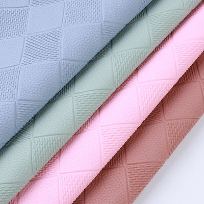 1.1ملم سجادة أرضية للسيارة جلدية ألماسية محفوفة بطلاء PVC