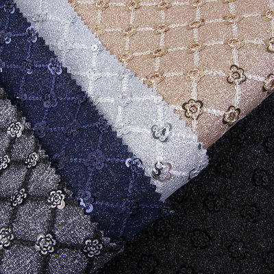 ساكين زرقاء زهرة لامعة جلد PU صديقة للبيئة 100% جلد البولي يوريثان