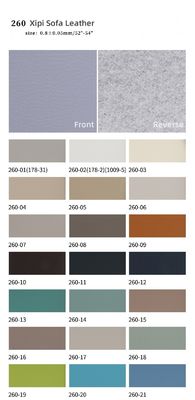 0.8 ملم سمك الجلد من البروشة المزروعة بالقطن المزروعة على القماش