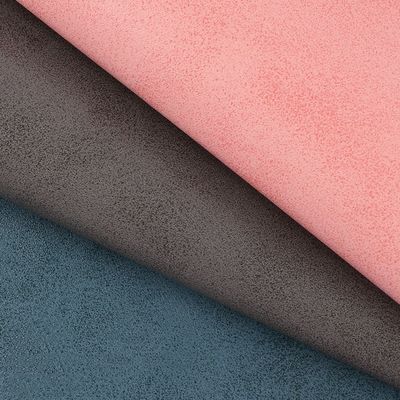 0.7mm PU Retro ميكروفايبر الجلد للحذاء صديقة للبيئة مريحة