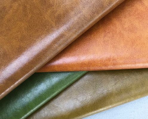 قماش الجلد من الشمع الزيتي القديم الأريكة المقعد الأثاث الجلد المزيف