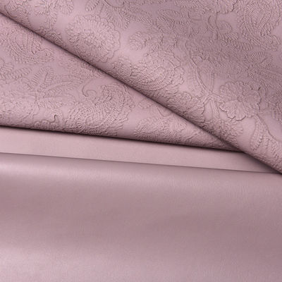 3D Retro Floral PVC Leather للحقائب اليدوية صندوق التعبئة والتغليف القماش الزخرفي