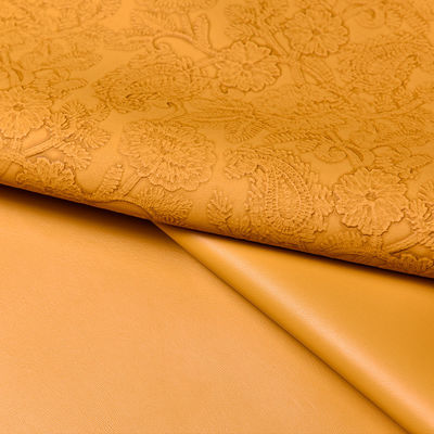 3D Retro Floral PVC Leather للحقائب اليدوية صندوق التعبئة والتغليف القماش الزخرفي