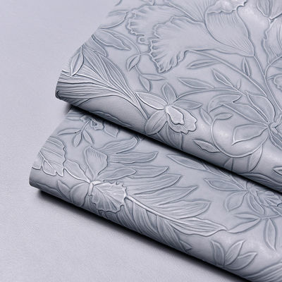 3D الورود الرائدة الجلد المنسوج من بي.في.سي الجلد المنشط للحقيبة اليدوية صندوق التعبئة والتغليف النسيج الزخرفي Placemat الجلد المزيف