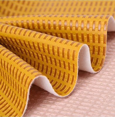 ملونات متعددة الخيارات السجادة القشية الجلد المعبأ PVC النسيج الجلد الاصطناعي حقيبة اليد حقيبة الأحذية الجلد