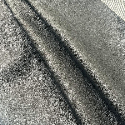 PVC لحم الضأن الحبوب الجلد المزيف تمتد السوداء مقاومة للماء