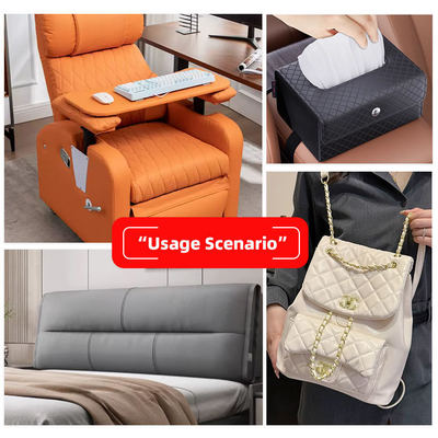 3 مم سميكة PVC مبطن الإسفنج الجلد المدبوغ محكم فو الجلود المضادة للخدش للماء للأرائك إكسسوارات الأثاث الزخرفية