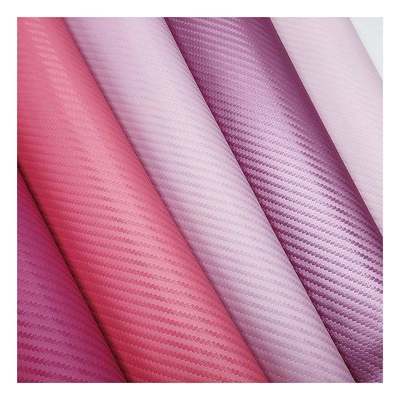 جلد صناعي من ألياف الكربون PU بسمك 1.0 مم للحقائب والمحافظ والأحزمة ومحلات السيارات والجلود الصناعية