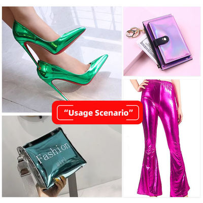 جلد صناعي من جلد الغنم PU R61 للأفلام المعدنية للملابس والمحفظة والصندوق والأحذية والحقائب ودفتر الملاحظات والجلد الصناعي