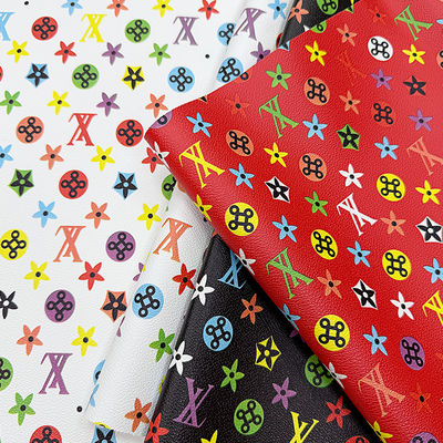 جلد PVC صناعي مطبوع ومقاوم للماء للحقائب والحرف اليدوية