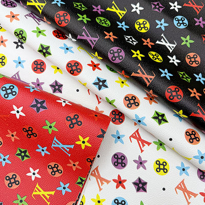 جلد PVC صناعي مطبوع ومقاوم للماء للحقائب والحرف اليدوية