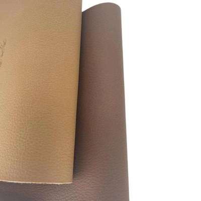 PVC Tech Cloth مدعوم بالجلد المزيف للأثاث 140cm Wide