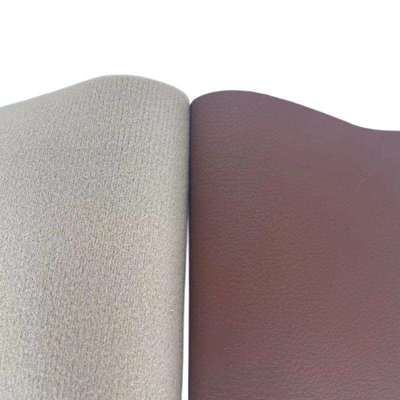 PVC Tech Cloth مدعوم بالجلد المزيف للأثاث 140cm Wide
