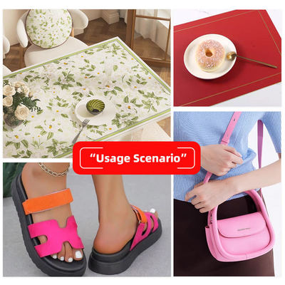 جلد صناعي شبه PU مزدوج الوجه بسماكة 1.5 مم للحقائب والأحذية والمفروشات