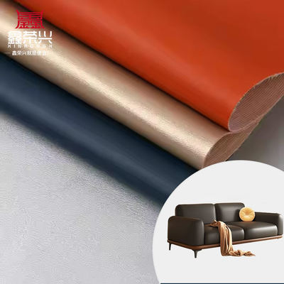 جلد صناعي من جلد نابا PVC DE7 للأثاث بعرض 54 بوصة