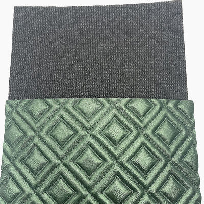 طلاء مخصص لـ (PVC Rhomb) من الجلد الاصطناعي اللؤلؤي من الجلد الاصطناعي