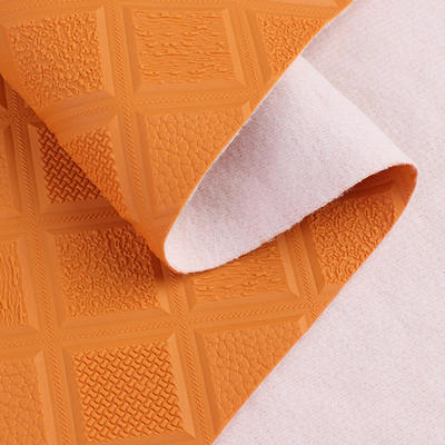 PVC Antiskid Rhombus النمط المنسوج الجلد الاصطناعي للسيارة القدمين مقاعد السيارات الأريكة تزيين الحقيبة القماش الجلد المزيف