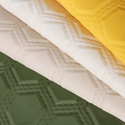 PVC التطريز هيكساجونية الجلد الاصطناعي الصناعي للسيارة القدمين مقاعد السيارات الأريكة تزيين حقيبة الجلد الزائفة