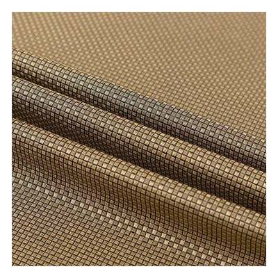 بولي كلوريد الفينيل معدن لؤلؤي لون فاتح نمط نسج صغير اصطناعي صناعي تغليف محفظة صندوق أحذية دفتر ملاحظات جلد صناعي