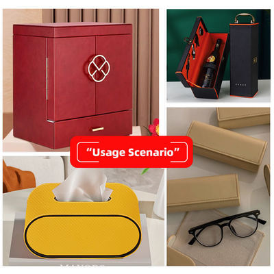 جراب محفظة من الجلد الصناعي المحبب PVC R64، أحذية، دفتر ملاحظات، قماش جلدي