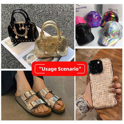 PVC حبوب التماسيح الجلد الاصطناعي النسيج المضغوط المقاوم للماء للمحفظة الأحذية دفتر ملاحظات كيس الأريكة الأثاث الاستخدام