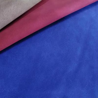 PU جلد الغزال جلد صناعي نسيج تقليد القطن أسفل الأحذية حقائب دفتر النسيج بقعة بالجملة